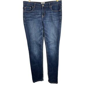 Aeropostale  Womens Size 11/12 Bayla Skinny Curvy Tapered Blue Denim Jeans